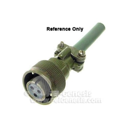 Itt Cannon CAB 7C 7-8 PIN PLUG CA3106E2410PBF80F42